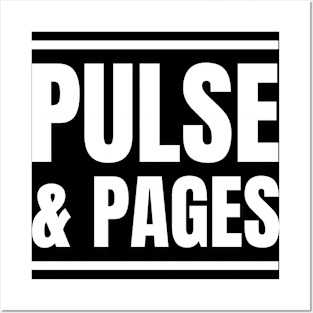 Nurse's Love for Reading: Pulse & Pages - Perfect Gift for Registered Nurses - Stylish Apparel Posters and Art